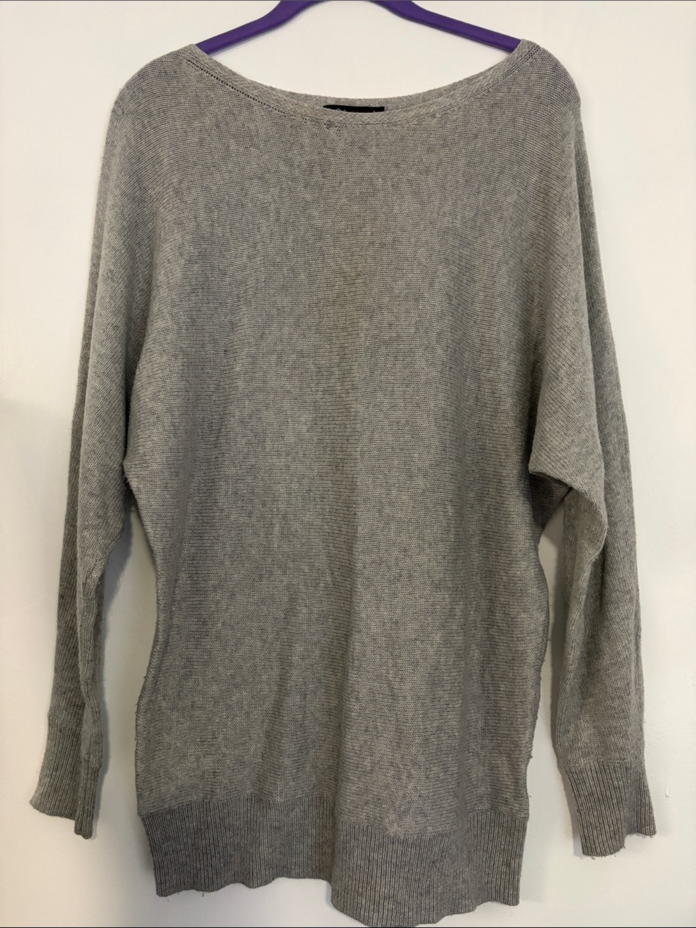 Cashmere Blend Reitmans Light Gray Women's Crewneck Sweater